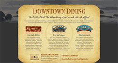 Desktop Screenshot of downtowndining.com